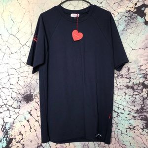 NWT Mixxmix Korean Brand Heart Club T-Shirt Dress